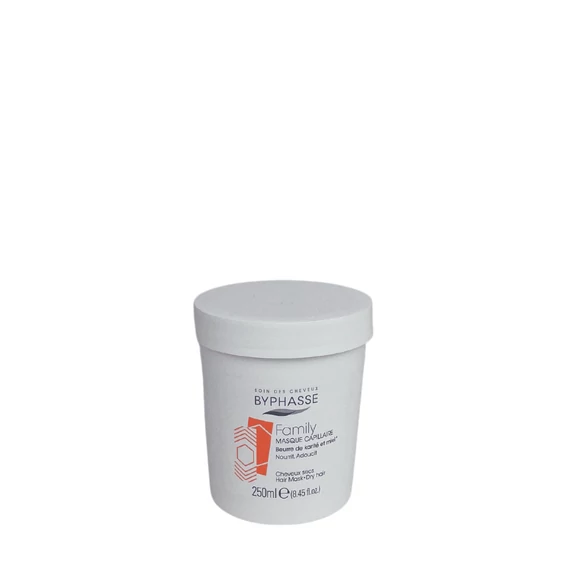 Családi hajpakolás shea vajjal és mézzel száraz és sérült hajra (250 ml)
