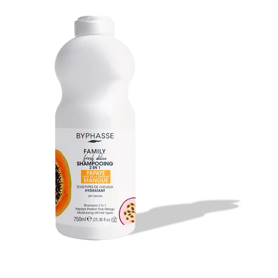 family-fresh-delice-sampon-es-balzsam-minden-hajtipusra-papaya-maracuja-mango-750-ml