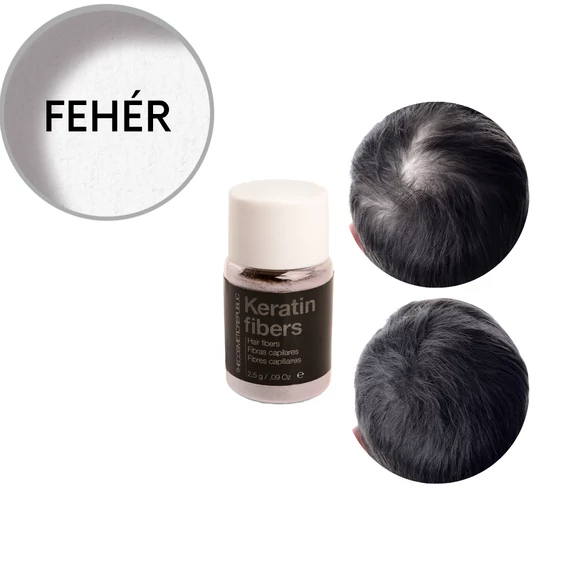 tcr-keratin-fiber-2in1-hajepito-keratin-szal-es-hajdusito-por-white-feher