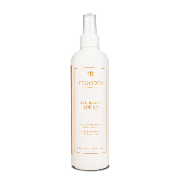 TEGODER Sun Block Solar Spray SPF50 Minden bőrtípusra 300 ml