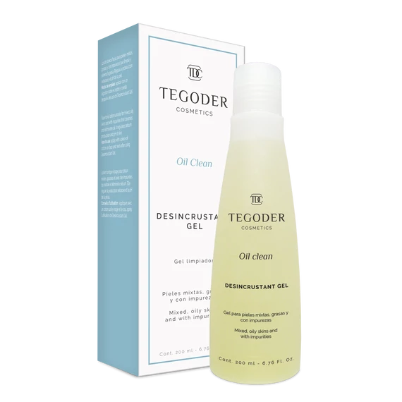 TEGODER Oil Clean Desincrustant Gel Heges, zsíros és problémás bőr 200 ml
