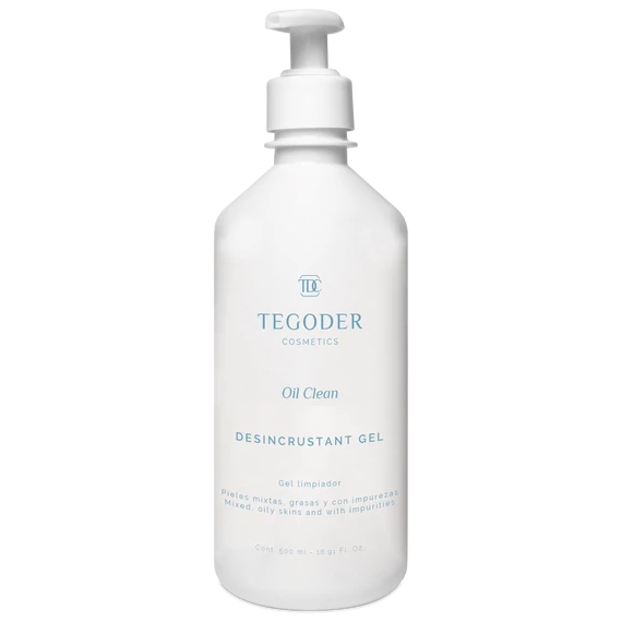 TEGODER Oil Clean Desincrustant Gel Heges, zsíros és problémás bőr 500 ml