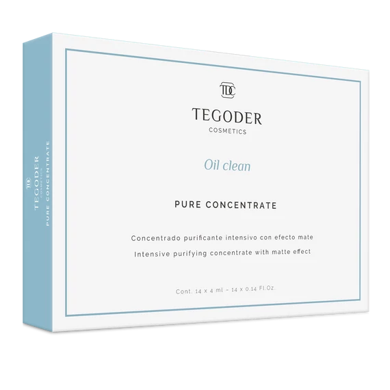 TEGODER Oil Clean Pure Concentrate Heges, zsíros és problémás bőr 14x4 ml