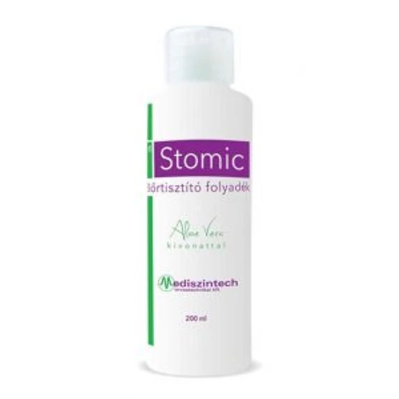 Stomic Bőrfertőtlenítő Oldat Aloe Vera kivonattal Test 200 ml