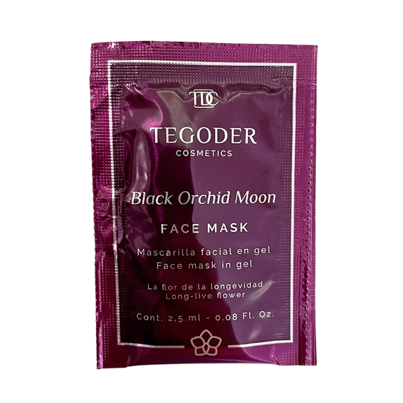 BLACK ORCHID MOON FACE MASK MINTA