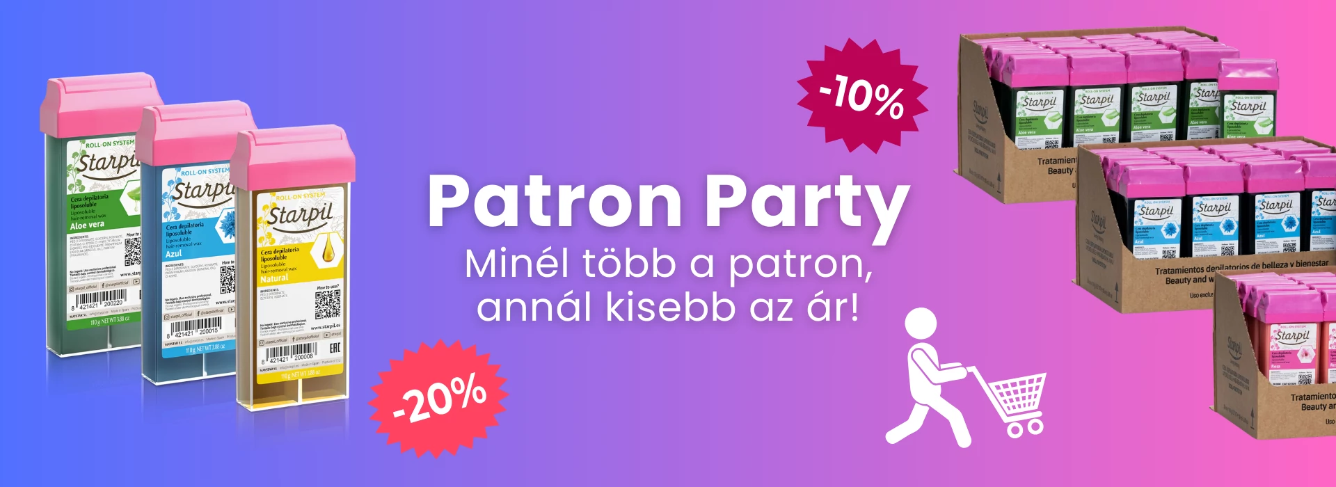 patron akció